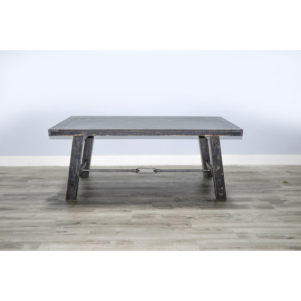 Gracie Oaks Vojtech Mahogany Solid Wood Dining Table & Reviews Wayfair